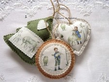 Decorazioni feltro tessuto