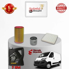 KIT TAGLIANDO 3 FILTRI E OLIO CITROEN JUMPER III 2.2 BLUE HDI 88KW 120CV 2019 ->
