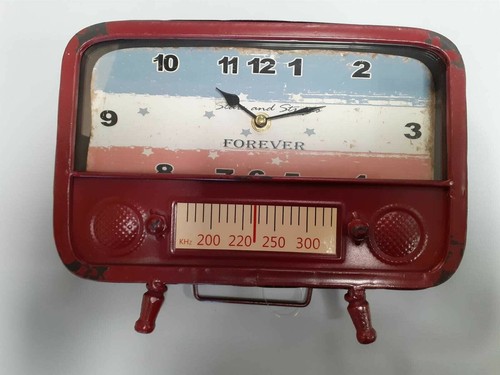 Orologio fatto radio tavolo - orologio,