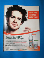 RITAGLIO DI GIORNALE PUBBLICITA' BIOSCALIN CAPELLI DA COLLEZIONE - (151)