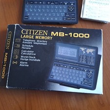 citizen mb-1000 calcolatrice / agenda Vintage 