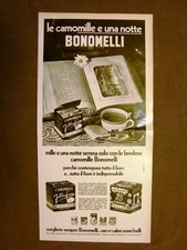 Camomilla Bonomelli e Articoli elastici Dr. Gibaud Pubblicità vintage anni '70