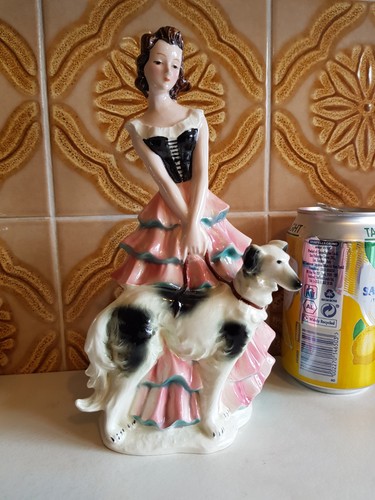 Goebel lady with dog - lady, figurine