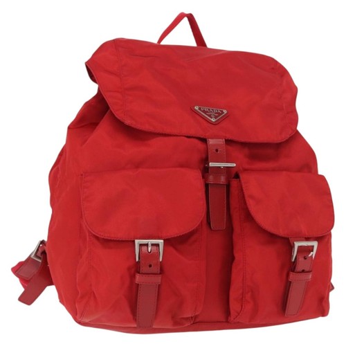 Zaino prada nylon rosso - zaino,