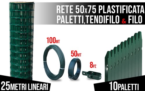 Rete plastificata recinzione