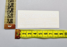 ADESIVO TOP CAR AUDIO AGLIANA