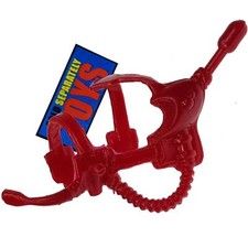 Copricapo vintage Bravestarr 30 30 BRIDLE 1986 cavallo rosso accessorio redini parte 3030