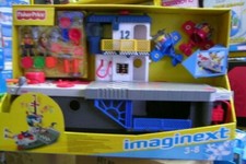 IMAGINEXT NAVE PORTAEREI fisher-price Mattel nuova fuori produzione bellissima