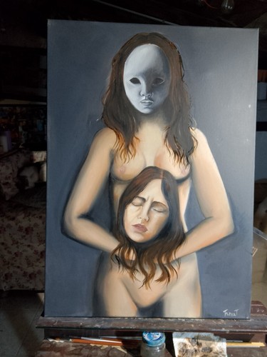 Quadro olio tela - olio, su