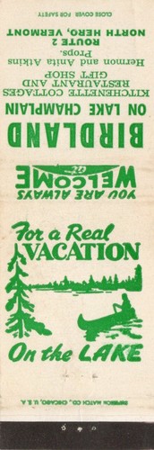 Copertina fiammiferi vintage