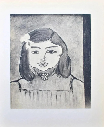 Henri matisse ragazza con - ragazza,