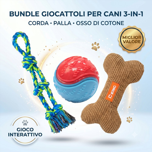 Giochi per cani set - cani, resistente