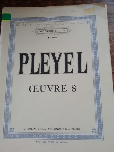 Pleyel opera per violini - pleyel,