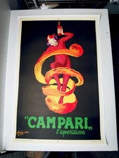 CAMPARI L'APERITIVO poster originale 39x55" CAMPARI L'APERITIVO Cappiello