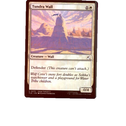 Mtg tundra wall free p - -,