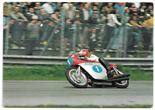 CARTOLINA MOTO MV AUGUSTA , GIACOMO AGOSTINI IN PISTA