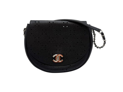 Chanel sac main perforé - chanel,