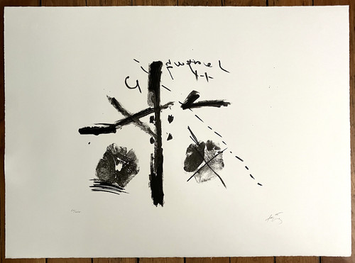 Antoni tapies lithographie - antoni,