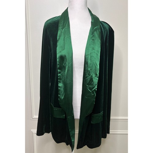 Blazer velluto verde smeraldo