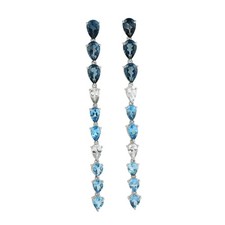 Orecchini vintage goccia lunga