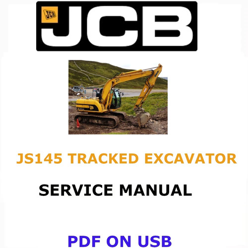 Jcb js145 escavatore cingolato - js145,