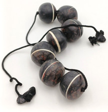 COLLANA  IN STILE ETNICO SFERE