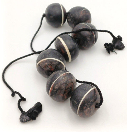 Collana stile etnico sfere - ,