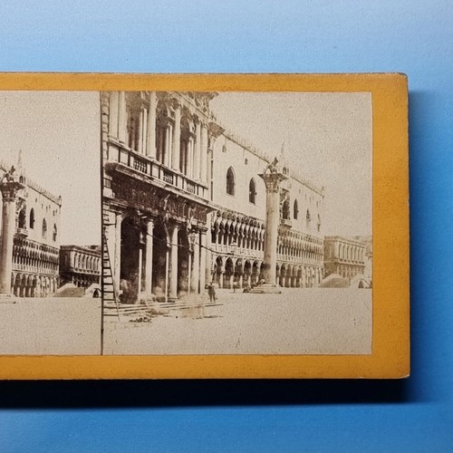 Venice stereoview c1870 - venice, real