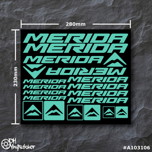 Set adesivi merida mint - merida,