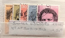 TIMBRES SUISSE OBLITERES 1972