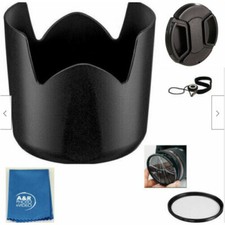 Paraluce A&R per obiettivo Nikon AFS 80-200mm f2.8D IF ED + filtro di ricambio HB-17