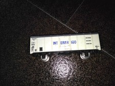 LIMA carro refrigerante INTERFRIGO ferrovie tedesche scritta blu raro anni 70