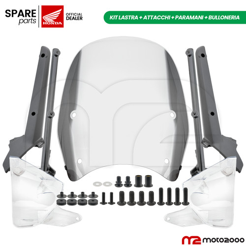Kit parabrezza completo con - parabrezza,