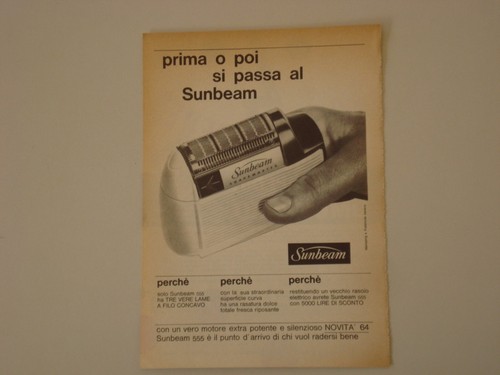 Advertising pubblicità 1964 - advertising,