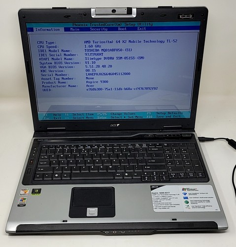 Acer aspire 9300 computer - aspire,