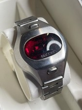 Orologio Vintage di SEARS ROEBUCK SANYO LED 1975 Stato Solido Raro