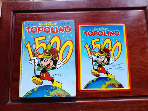 Topolino 1500 targhetta - n.1500,