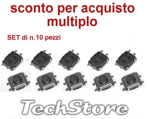 Set 10 micro pulsanti - n.,