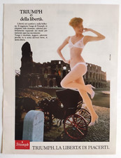 Pubblicita' Triumph Intimo Liberta' Di Piacerti Vintage Ads Advertising 1981 (R8