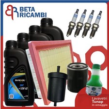 Kit Tagliando Fiat Panda 141 900 29kW 40CV 11/1992  3 Filtri 4 Olio 10W40 Siroil
