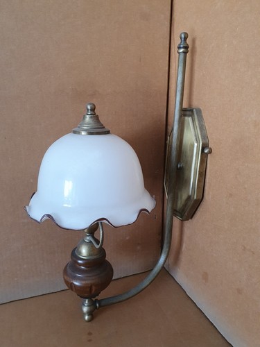lampadario legno dorato