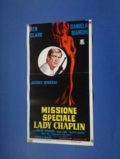 LOCANDINA MISSIONE SPECIALE LADY CHAPLIN KEN CLARK DANIELA BIANCHI C1