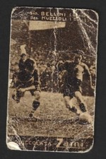 Calcio Cioccolata ZAINI Genova Anteguerra anni '30 BELLINI - MUZZIOLI (Bologna)