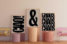 Set di 3 poster arte da parete