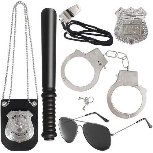 Set gioco polizia accessori - polizia:,