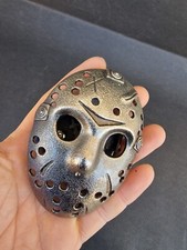 ? "Exclusive Friday the 13th Jason Voorhees Mask Iron Belt Buckle - Collector's