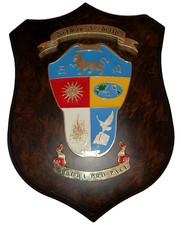 CREST ASSOCIAZIONE NORMAN ACADEMY VINTAGE LABORA PRO PACE 22,5 x 16,5 cm