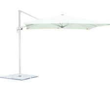 Offerta Ombrellone Reclinabile Braccio Alluminio Bianco 3X4 Arredo Esterno