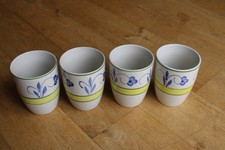 4 bicchieri/tazze DIPINTO A