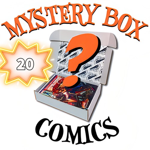 Mixed mystery box comics - box,